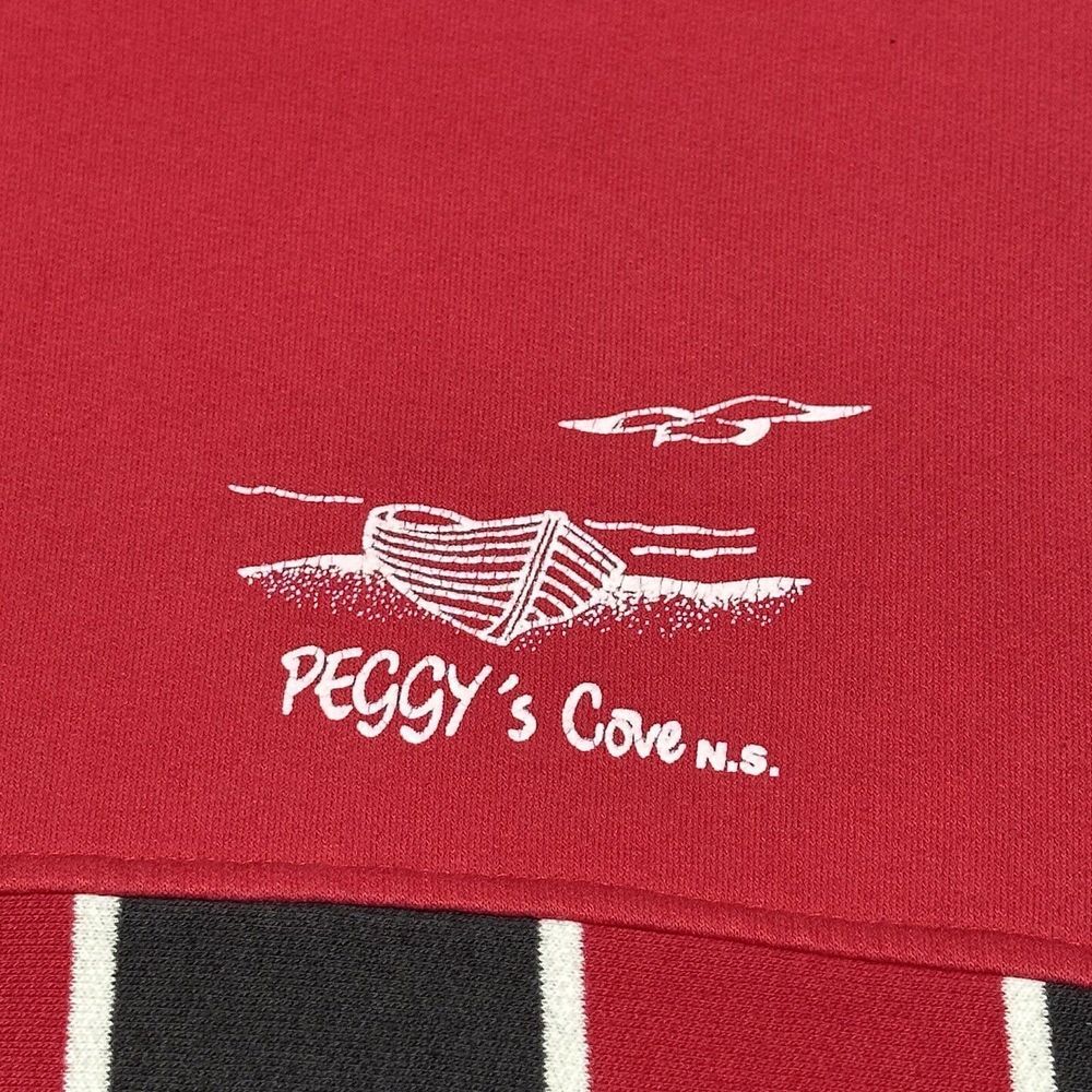 Vintage 1990s Black Red Bulls Colorway Lightweight Mock Neck Sweater Size Large - Picture 4 of 16
